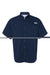 Columbia 212468 Mens PFG Tamiami II Short Sleeve Button Down Shirt w/ Double Pockets Collegiate Navy Blue Flat Front