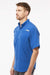 Columbia 212468 Mens PFG Tamiami II Short Sleeve Button Down Shirt w/ Double Pockets Vivid Blue Model Side