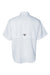 Columbia 212468 Mens PFG Tamiami II Short Sleeve Button Down Shirt w/ Double Pockets White Flat Back