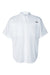 Columbia 212468 Mens PFG Tamiami II Short Sleeve Button Down Shirt w/ Double Pockets White Flat Front