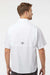 Columbia 212468 Mens PFG Tamiami II Short Sleeve Button Down Shirt w/ Double Pockets White Model Back