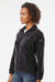 Columbia 212470 Womens Benton Springs Fleece Full Zip Jacket Black Model Side