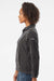 Columbia 212470 Womens Benton Springs Fleece Full Zip Jacket Heather Charcoal Grey Model Side
