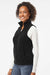 Columbia 212471 Womens Benton Springs Fleece Full Zip Vest Black Model Side