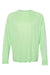 Columbia 212472 Mens PFG Terminal Tackle Long Sleeve Crewneck T-Shirt Key West Green/Cool Grey Flat Front