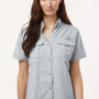 Columbia Womens PFG Bahama UPF 50+ Short Sleeve Button Down Shirt w/ Double Pockets - Cool Grey - Coming Soon