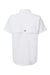 Columbia 212473 Womens PFG Bahama Short Sleeve Button Down Shirt w/ Double Pockets White Flat Back
