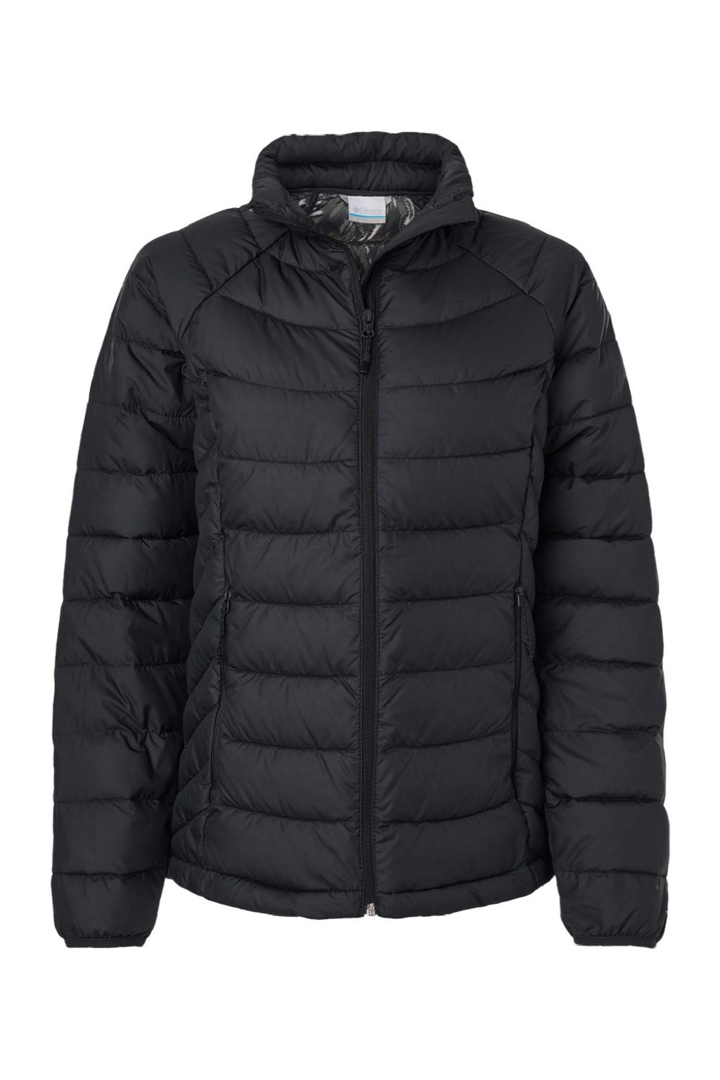 Columbia 212490 Womens Powder Lite II Full Zip Jacket Black Flat Front