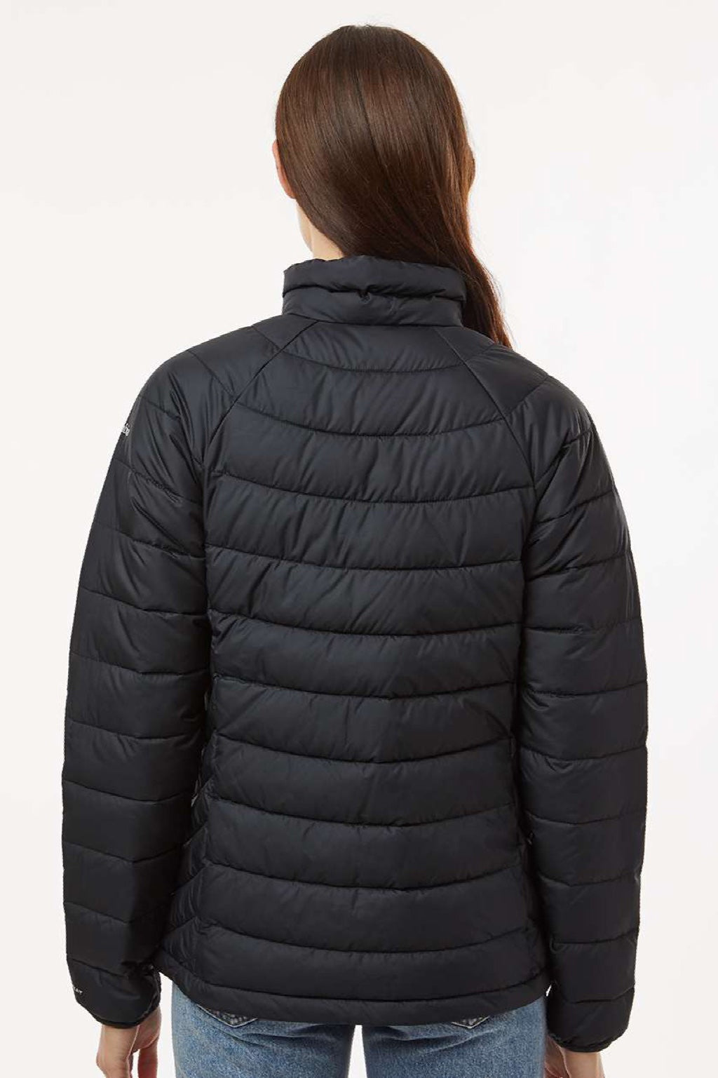 Columbia 212490 Womens Powder Lite II Full Zip Jacket Black Model Back
