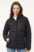 Columbia 212490 Womens Powder Lite II Full Zip Jacket Black Model Front