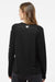 Columbia 212485 Womens PFG Tidal II Long Sleeve Crewneck T-Shirt Black/Cirrus Grey Model Back