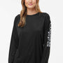 Columbia Womens PFG Tidal II Moisture Wicking Long Sleeve Crewneck T-Shirt - Black/Cirrus Grey - New