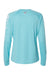 Columbia 212485 Womens PFG Tidal II Long Sleeve Crewneck T-Shirt Clear Blue/White Flat Back