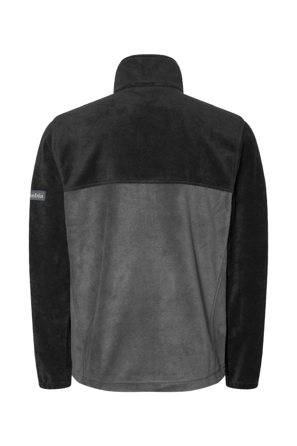 Columbia 212478 Mens Steens Mountain 2.0 Full Zip Jacket Black/Grill Grey Flat Back