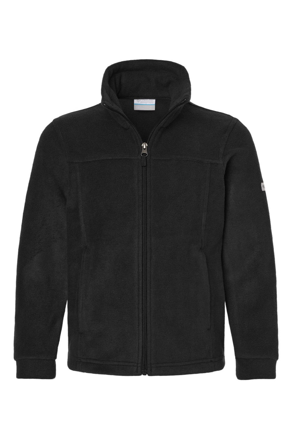 Columbia 212479 Youth Steens Mountain II Fleece Full Zip Jacket Black Flat Front