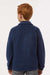 Columbia 212479 Youth Steens Mountain II Fleece Full Zip Jacket Collegiate Navy Blue Model Back
