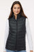 Columbia 212492 Womens Powder Lite Full Zip Vest Black Model Front