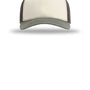 Richardson Hats Mens Champ Snapback Trucker Hat - Birch/Brown/Loden - NEW