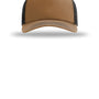 Richardson Hats Mens Champ Snapback Trucker Hat - Caramel Brown/Black - NEW