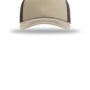 Richardson Hats Mens Champ Snapback Trucker Hat - Khaki/Coffee Brown - NEW