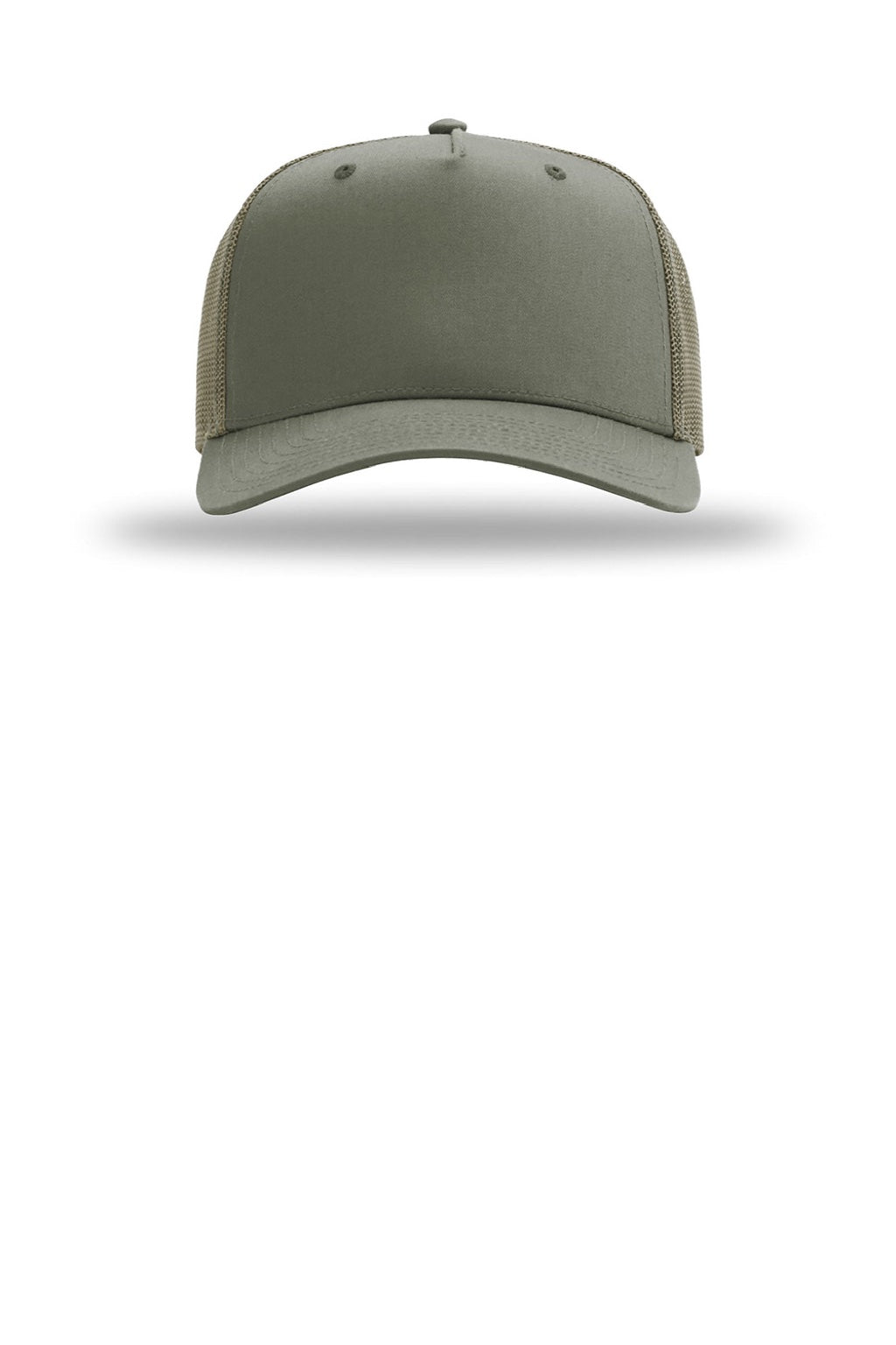 Richardson Hats 112FPC Mens Champ Snapback Trucker Hat Loden Green Flat Front