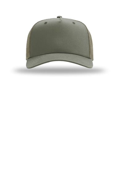 Richardson Hats 112FPC Mens Champ Snapback Trucker Hat Loden Green Flat Front