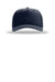 Richardson Hats 112FPC Mens Champ Snapback Trucker Hat Navy Blue Flat Front