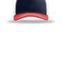 Richardson Hats Mens Champ Snapback Trucker Hat - Navy Blue/Birch/Red - NEW