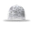 Richardson Hats 112PFP Mens Printed Snapback Trucker Hat Blizzard Duck Camo/White Flat Front