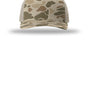Richardson Hats Mens Printed Snapback Trucker Hat - Harvest Duck Camo/Light Tan