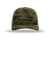 Richardson Hats 112PT Mens Tactical Snapback Trucker Hat Multicam Tropic/Loden Green Flat Front
