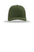 Richardson Hats 112T Mens Tactical Snapback Trucker Hat Army Olive Green Flat Front
