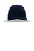 Richardson Hats 112T Mens Tactical Snapback Trucker Hat Navy Blue Flat Front