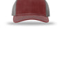 Richardson Hats Mens Hawthorne Snapback Hat - Burnt Red/Charcoal Grey - NEW