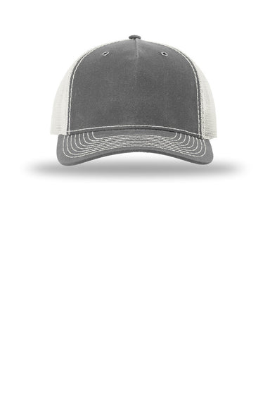 Richardson Hats 112WH Mens Hawthorne Snapback Hat Rhino/Light Grey Flat Front