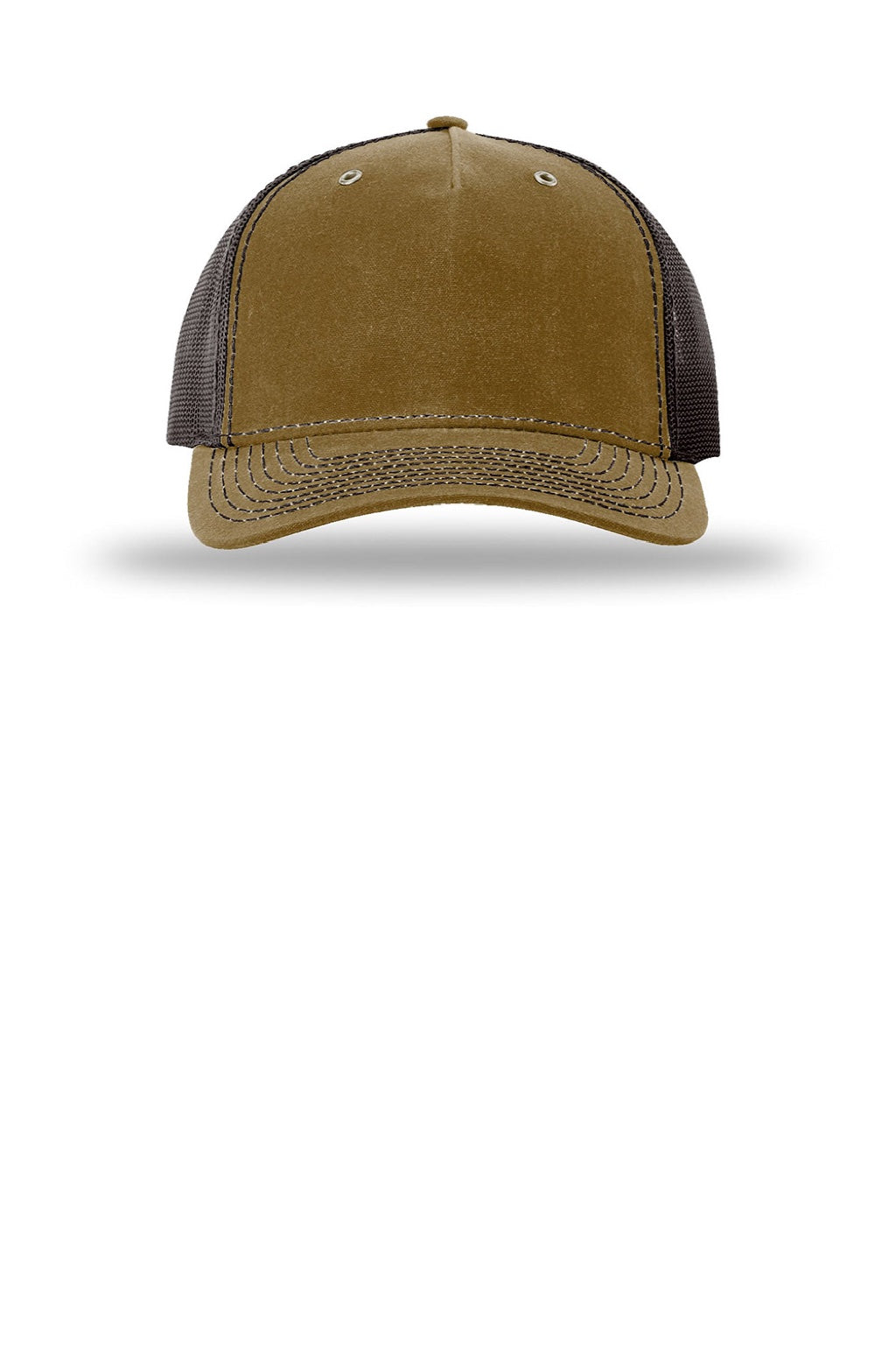 Richardson Hats 112WH Mens Hawthorne Snapback Hat Whiskey/Brown Flat Front