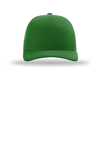 Richardson Hats 112 Mens Snapback Trucker Hat Kelly Green Flat Front