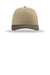 Richardson Hats 112 Mens Snapback Trucker Hat Khaki/Khaki/Chocolate Chip Brown Flat Front