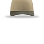 Richardson Hats Mens Snapback Trucker Hat - Khaki/Khaki/Chocolate Chip Brown