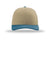 Richardson Hats 112 Mens Snapback Trucker Hat Khaki/Khaki/Legion Blue Flat Front