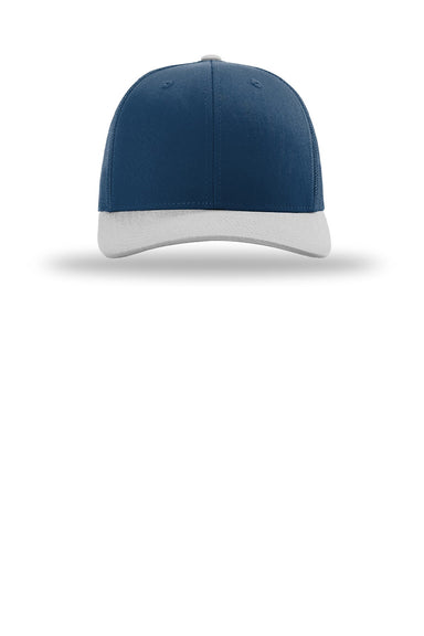 Richardson Hats 112 Mens Snapback Trucker Hat Light Blue/Light Blue/Light Grey Flat Front