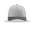 Richardson Hats 112 Mens Snapback Trucker Hat Light Grey/Light Grey/Gunmetal Flat Front