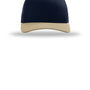 Richardson Hats Mens Snapback Trucker Hat - Navy Blue/Navy Blue/Khaki