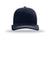 Richardson Hats 112 Mens Snapback Trucker Hat Navy Blue/White Flat Front