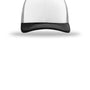 Richardson Hats Mens Snapback Trucker Hat - White/Aluminum Grey/Black