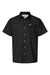 Columbia 212484 Mens PFG Slack Tide Moisture Wicking Short Sleeve Button Down Camp Shirt w/ Pocket Black Flat Front