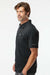 Columbia 212484 Mens PFG Slack Tide Moisture Wicking Short Sleeve Button Down Camp Shirt w/ Pocket Black Model Side