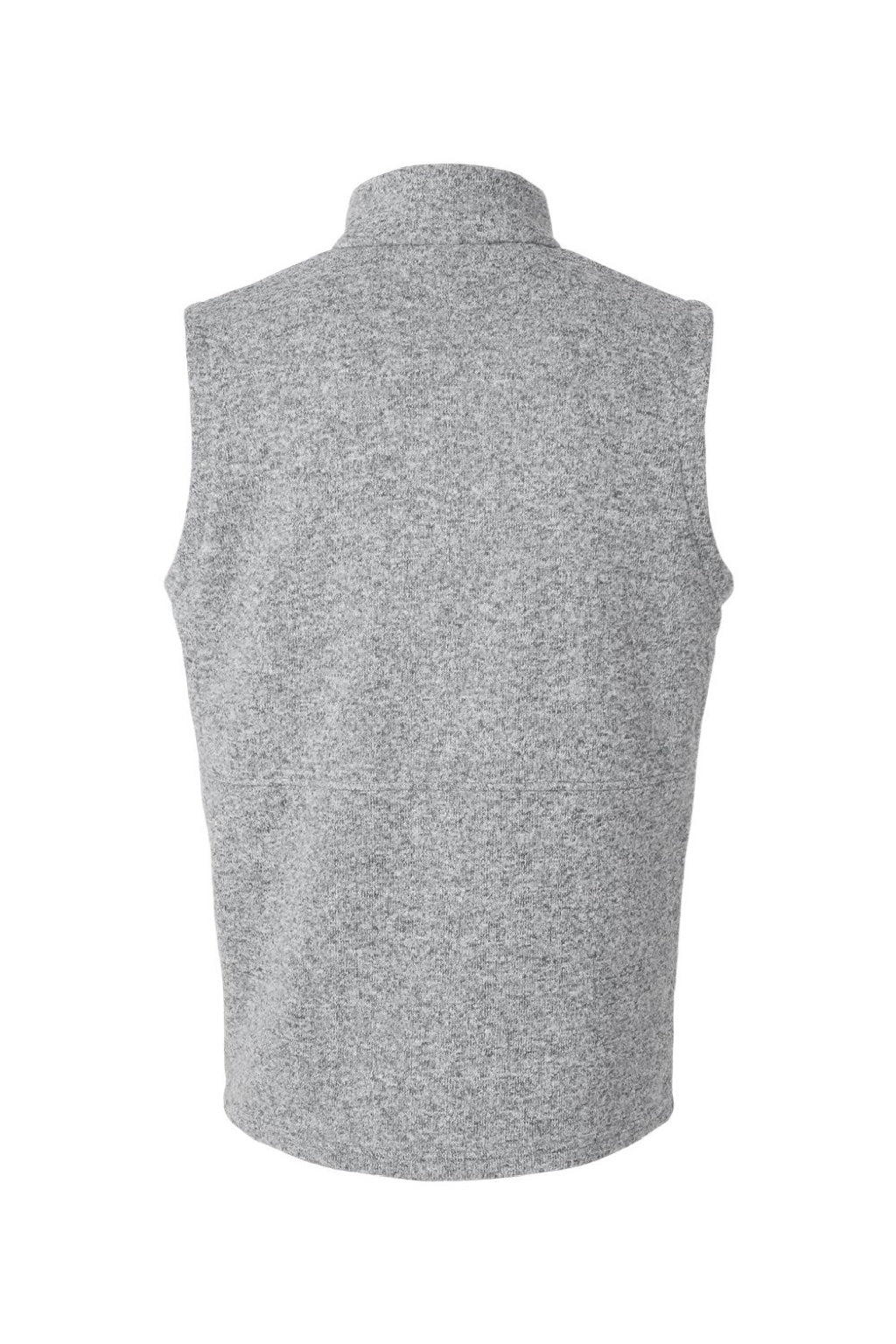 Columbia 209575 Mens Alto Pass Fleece Full Zip Vest Heather City Grey Flat Back