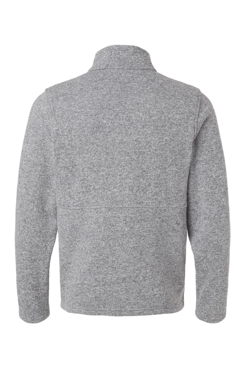 Columbia 209574 Mens Alto Pass Fleece Full Zip Sweatshirt w/ Pockets Heather City Grey Flat Back