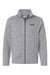 Columbia 209574 Mens Alto Pass Fleece Full Zip Sweatshirt w/ Pockets Heather City Grey Flat Front